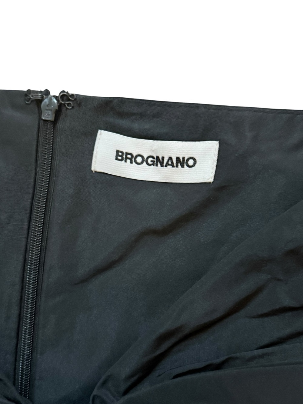 Brognano Black Bow Crop Top Size 40 - Picture 5 of 6